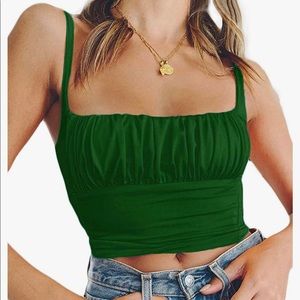 BEJONS Women Y2k Corset Cropped Tank Top